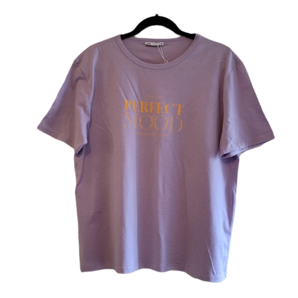 Zara Tops - Purple and Orange Zara Women's T-Shirt